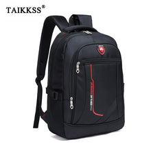 Load image into Gallery viewer, 2018 New Men Multifunctional Large capacity Student Schoolbag Casual school Backpack Fashion Male Travel Oxford Man&#39;s Simple Bag